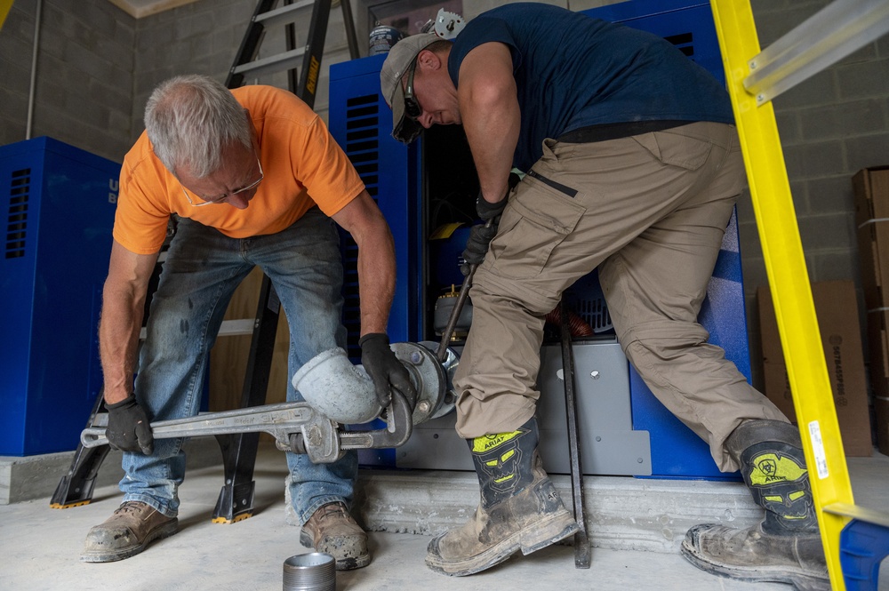 Waste water treatment plant, project near complete in Ohio