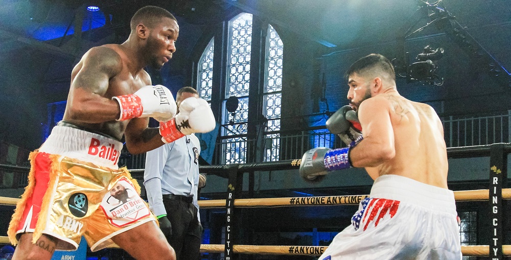 Journey to fourth fight: Bailey scored KO during West Point’s pro boxing event