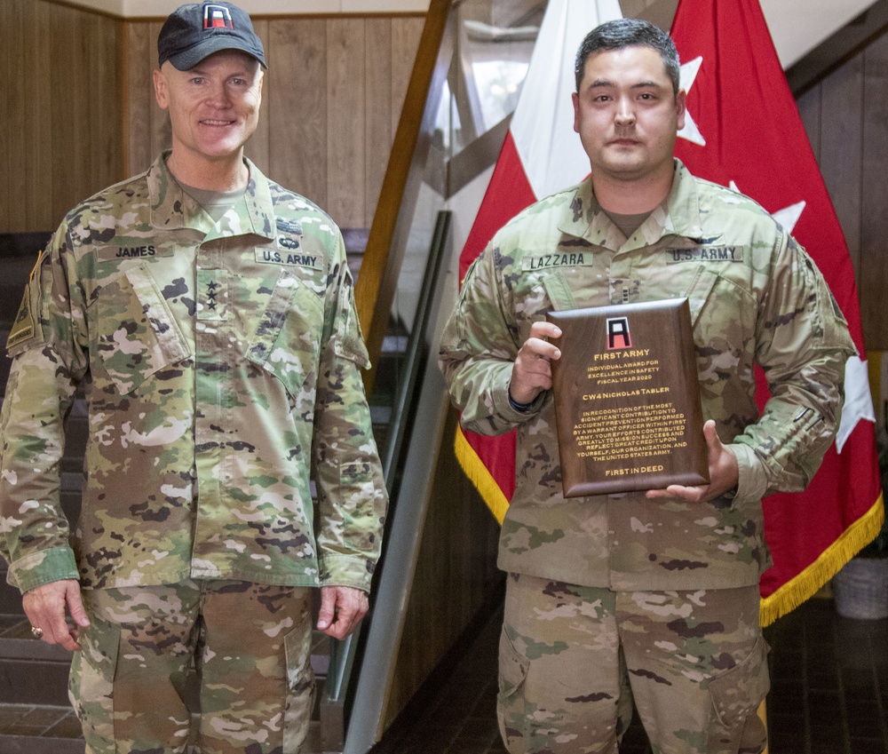 First Army Individual Award of Excellence in Safety Awards