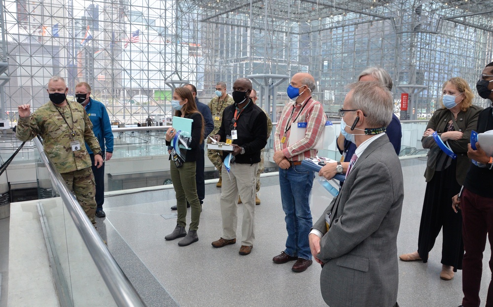 United States Centers for Disease Control and Prevention (CDC) conduct site visit at Javits Center, NYC