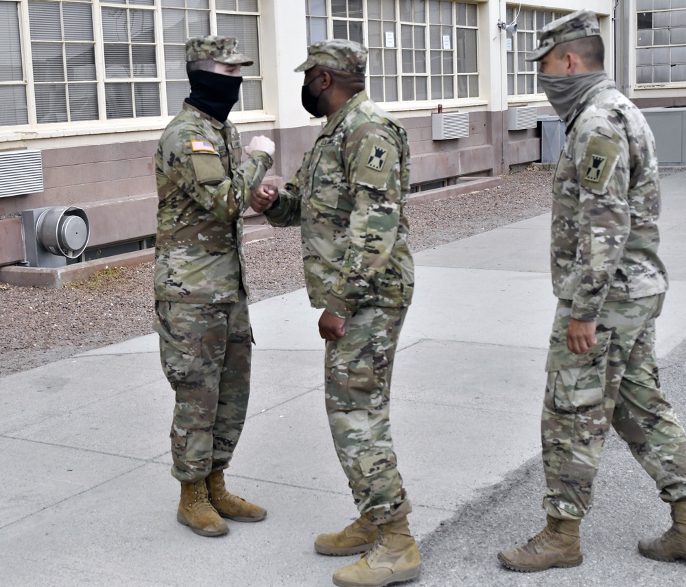 Winfield, Kansas native and 647th Regional Support Group (Forward) Soldier advanced to the rank of Specialist