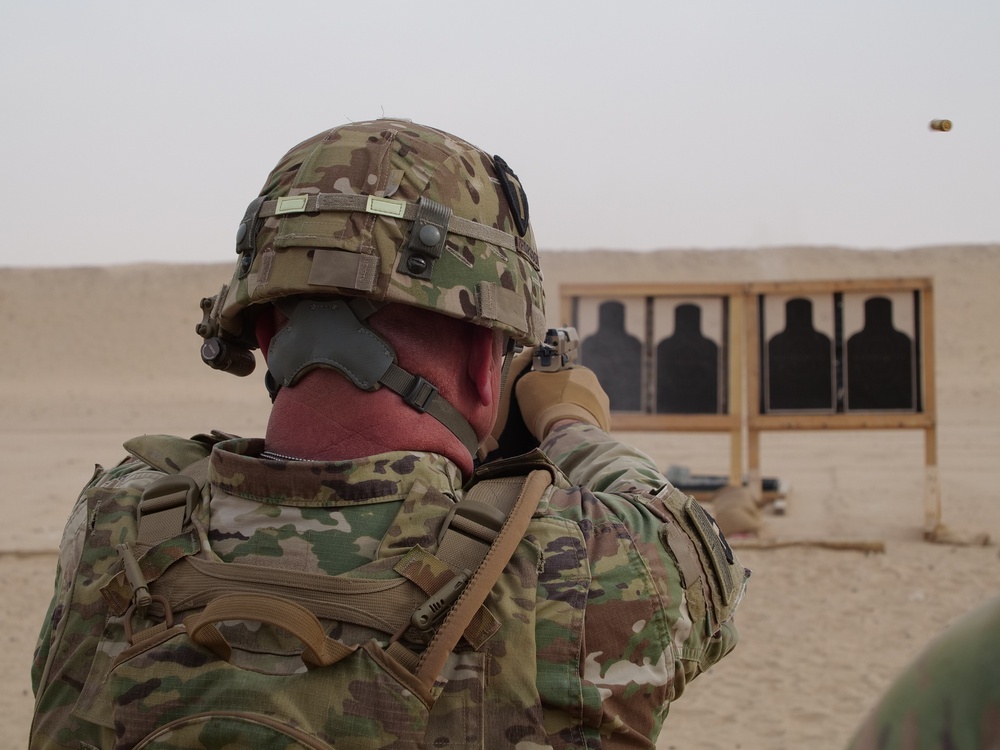 111th Theater Engineer Brigade Soldiers compete in the 36th Infantry Division Marksmanship Competition