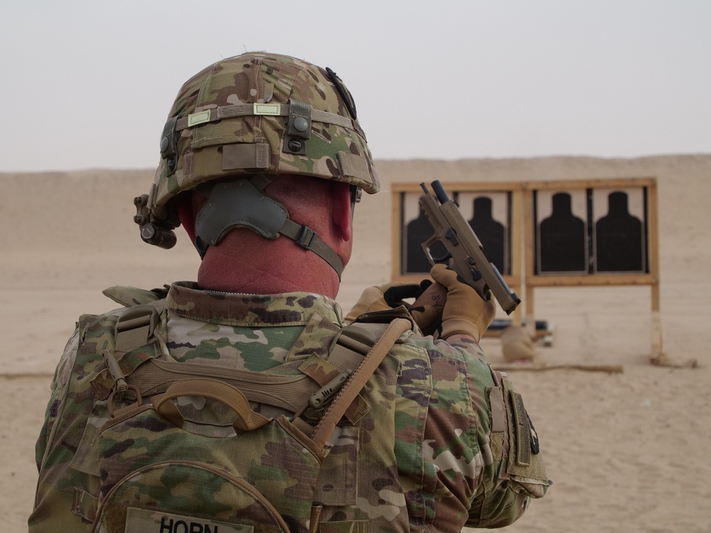 111th Theater Engineer Brigade Soldiers compete in the 36th Infantry Division Marksmanship Competition