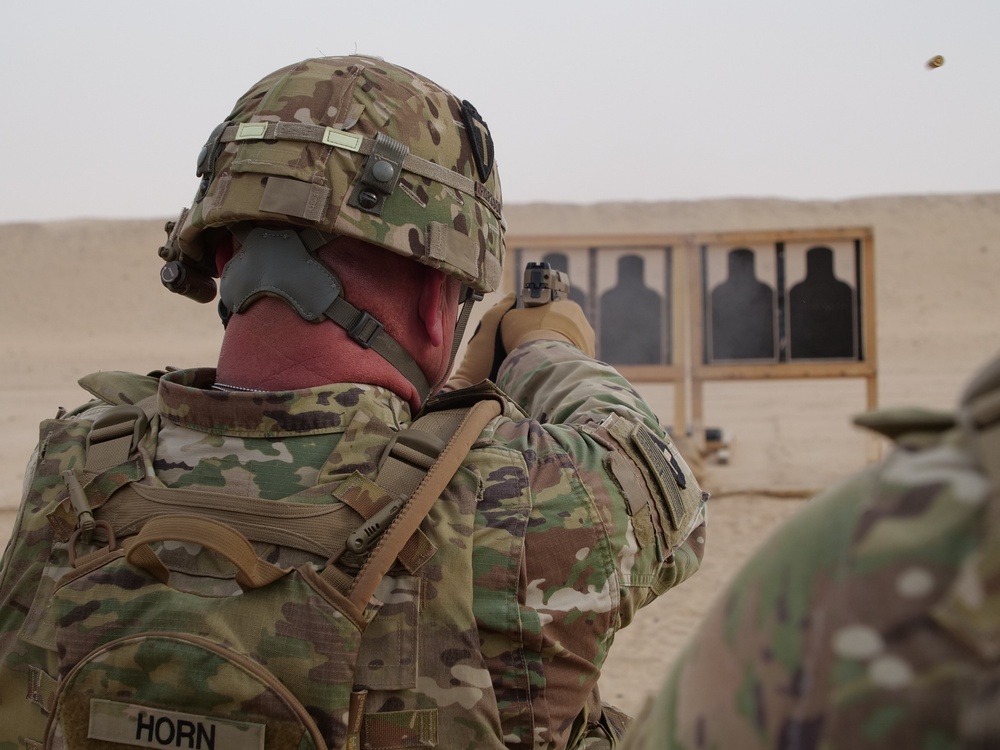 111th Theater Engineer Brigade Soldiers compete in the 36th Infantry Division Marksmanship Competition