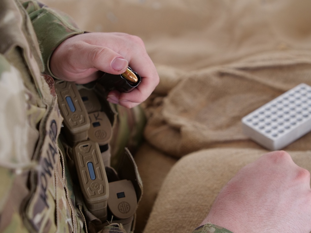 111th Theater Engineer Brigade Soldiers compete in the 36th Infantry Division Marksmanship Competition