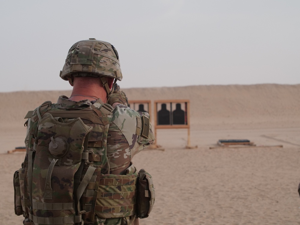 111th Theater Engineer Brigade Soldiers compete in the 36th Infantry Division Marksmanship Competition