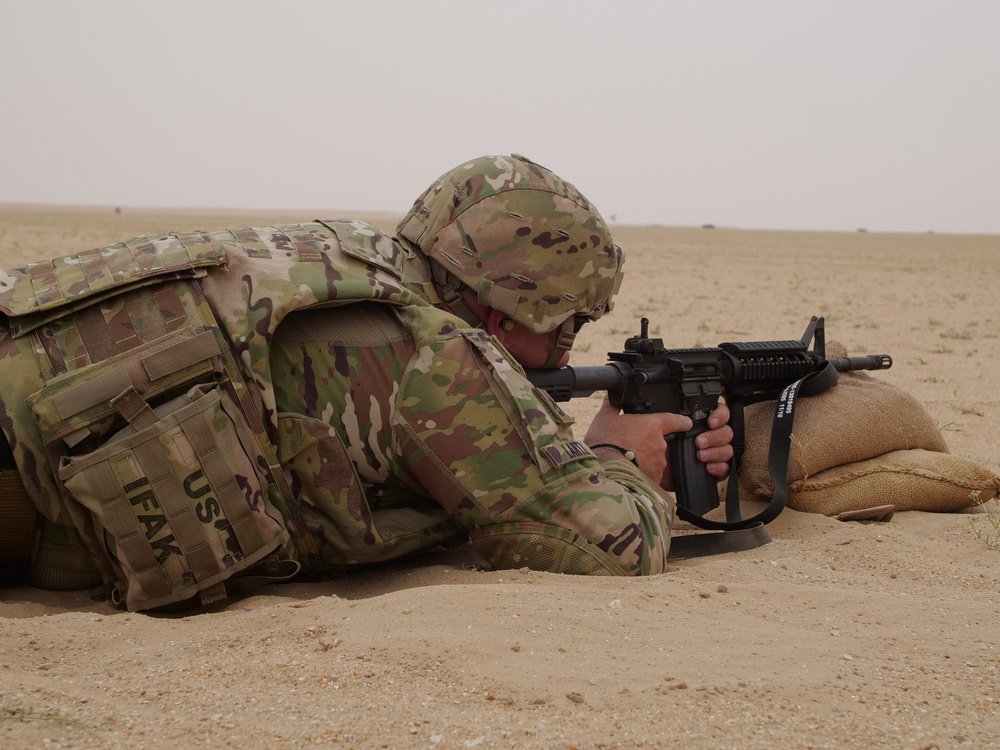 111th Theater Engineer Brigade Soldiers compete in the 36th Infantry Division Marksmanship Competition