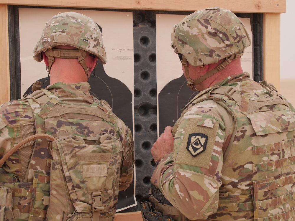 111th Theater Engineer Brigade Soldiers compete in the 36th Infantry Division Marksmanship Competition