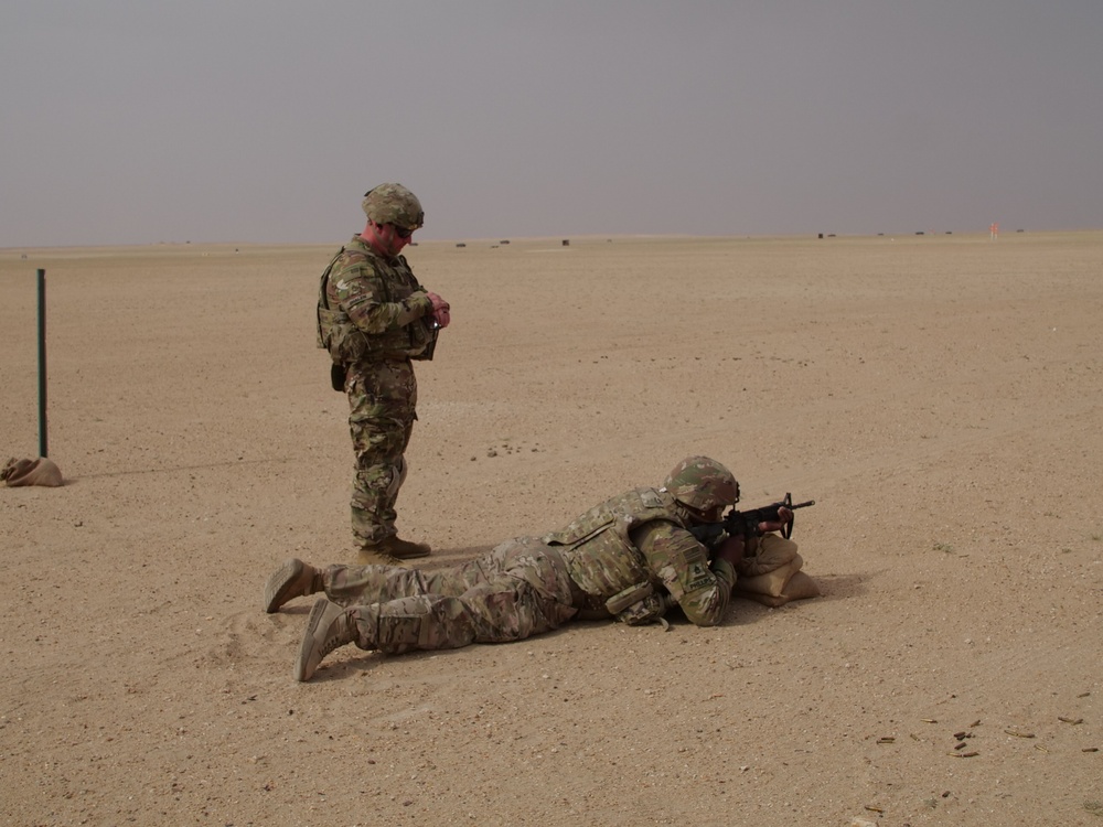 111th Theater Engineer Brigade Soldiers compete in the 36th Infantry Division Marksmanship Competition