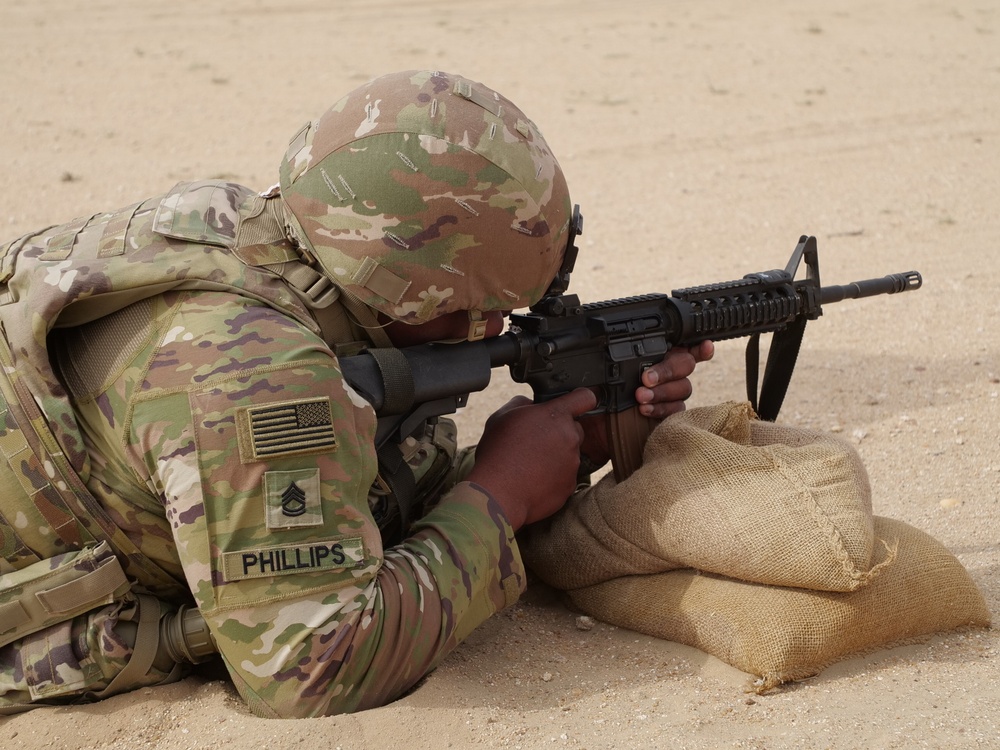 111th Theater Engineer Brigade Soldiers compete in the 36th Infantry Division Marksmanship Competition