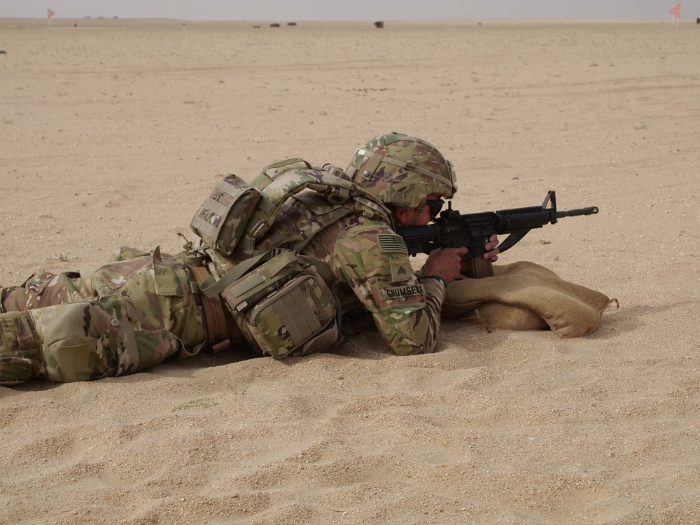 111th Theater Engineer Brigade Soldiers compete in the 36th Infantry Division Marksmanship Competition