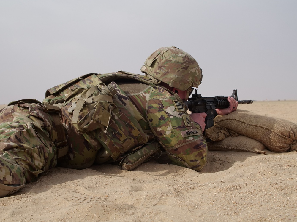 111th Theater Engineer Brigade Soldiers compete in the 36th Infantry Division Marksmanship Competition