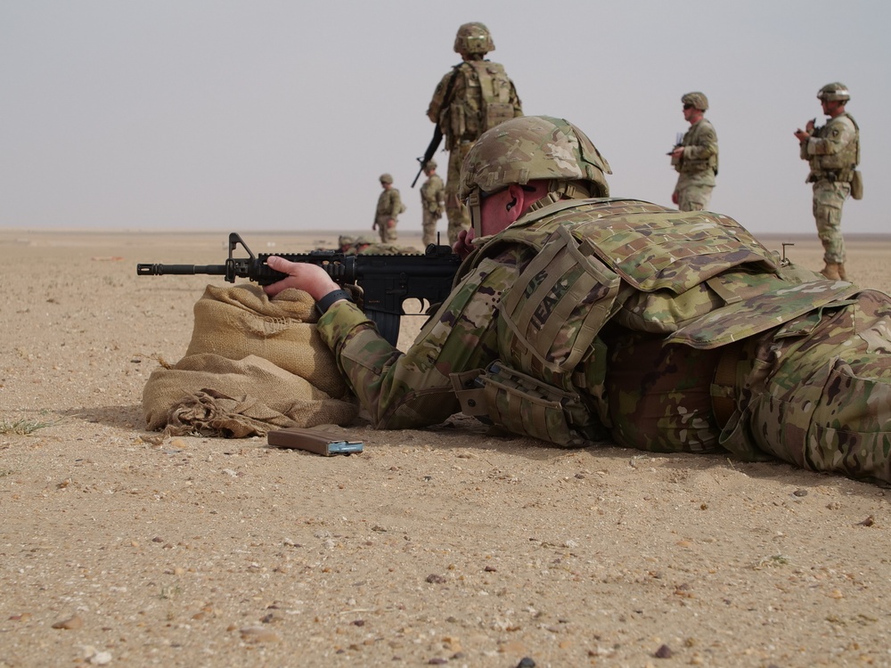 111th Theater Engineer Brigade Soldiers compete in the 36th Infantry Division Marksmanship Competition