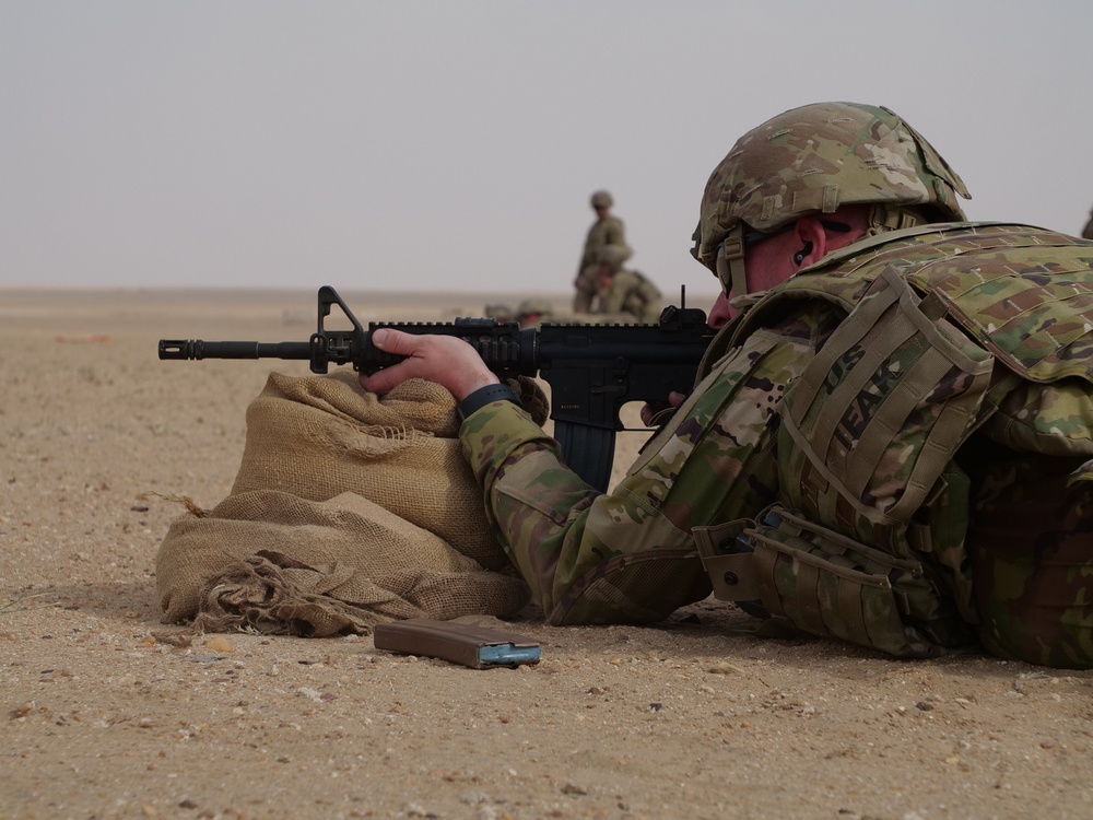 111th Theater Engineer Brigade Soldiers compete in the 36th Infantry Division Marksmanship Competition