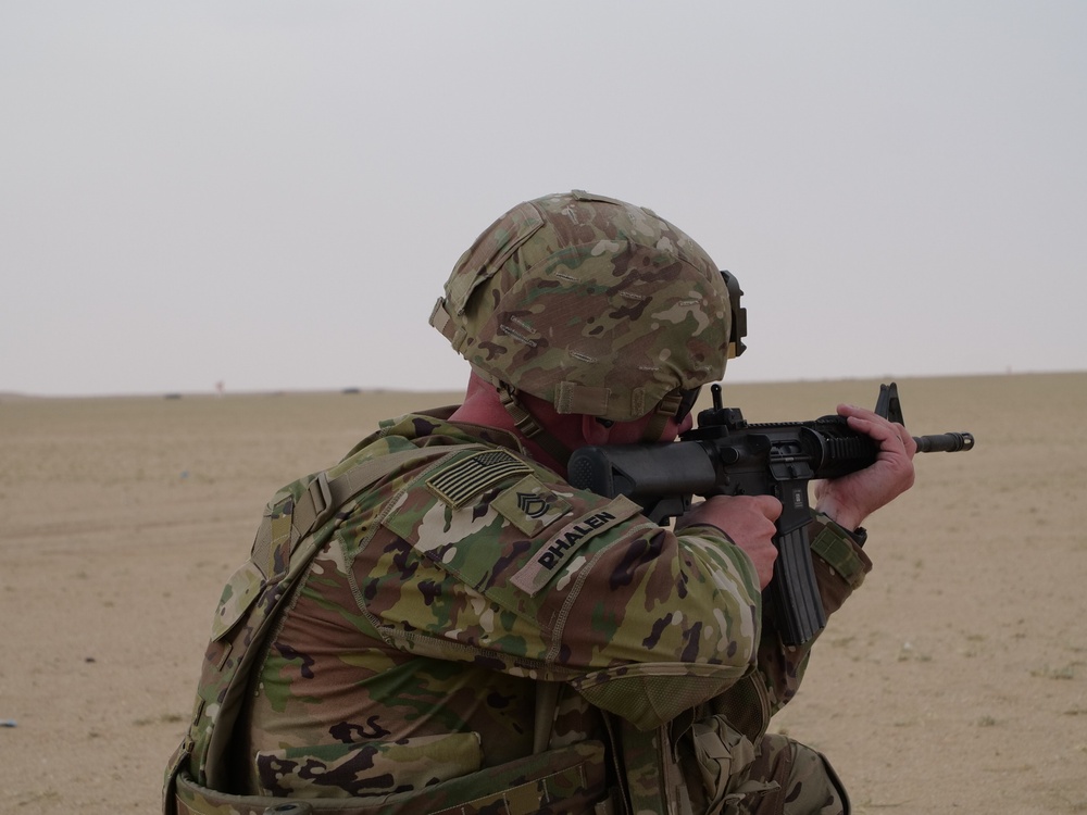 111th Theater Engineer Brigade Soldiers compete in the 36th Infantry Division Marksmanship Competition