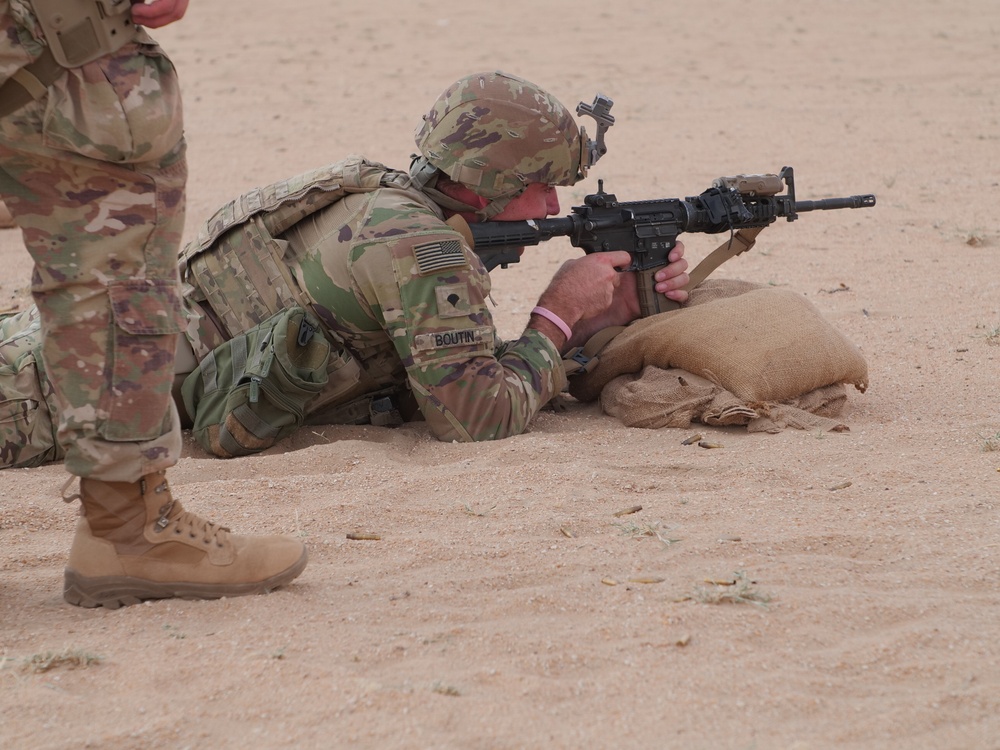 111th Theater Engineer Brigade Soldiers compete in the 36th Infantry Division Marksmanship Competition