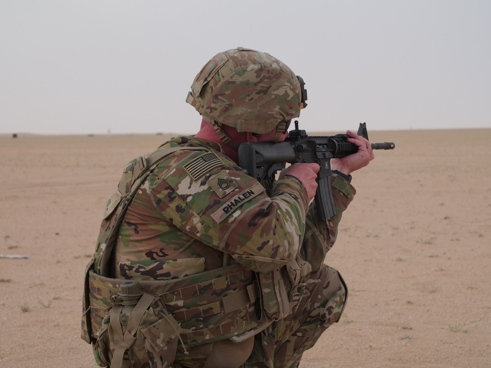 111th Theater Engineer Brigade Soldiers compete in the 36th Infantry Division Marksmanship Competition