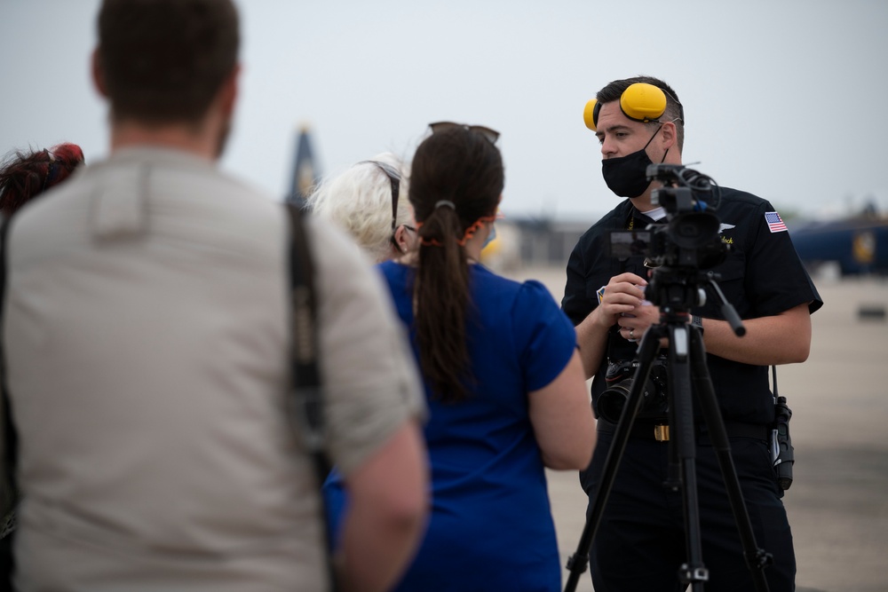 Blue Angels Arrive at NAS Corpus Christi