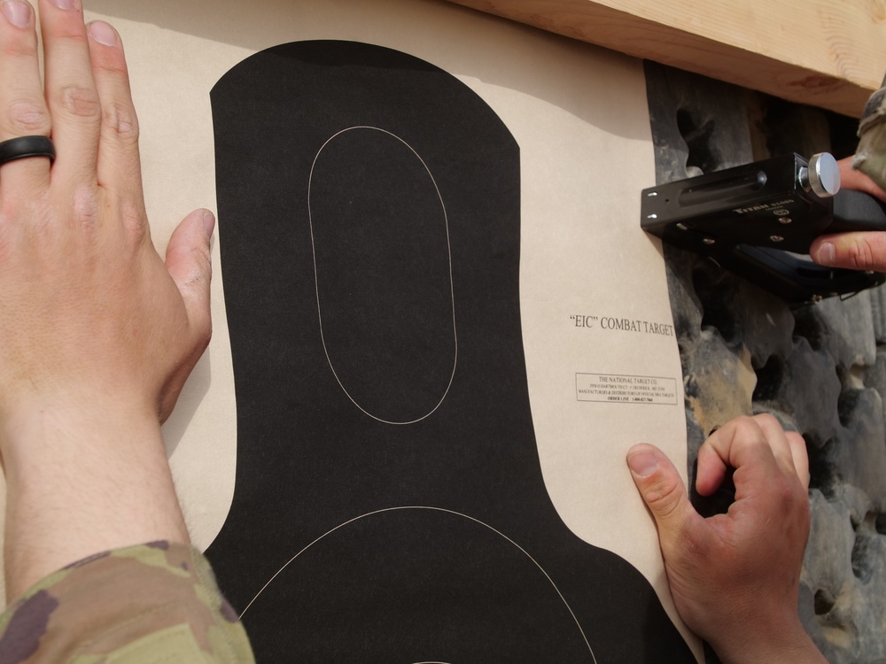 111th Theater Engineer Brigade Soldiers compete in the 36th Infantry Division Marksmanship Competition