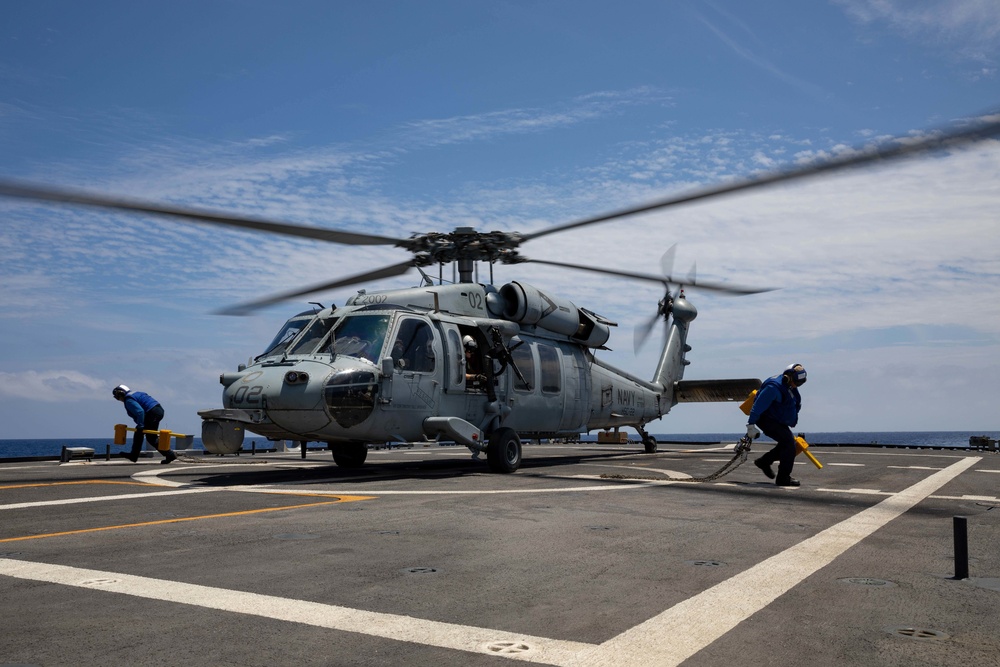 Flight Operations onboard the USS Sioux City
