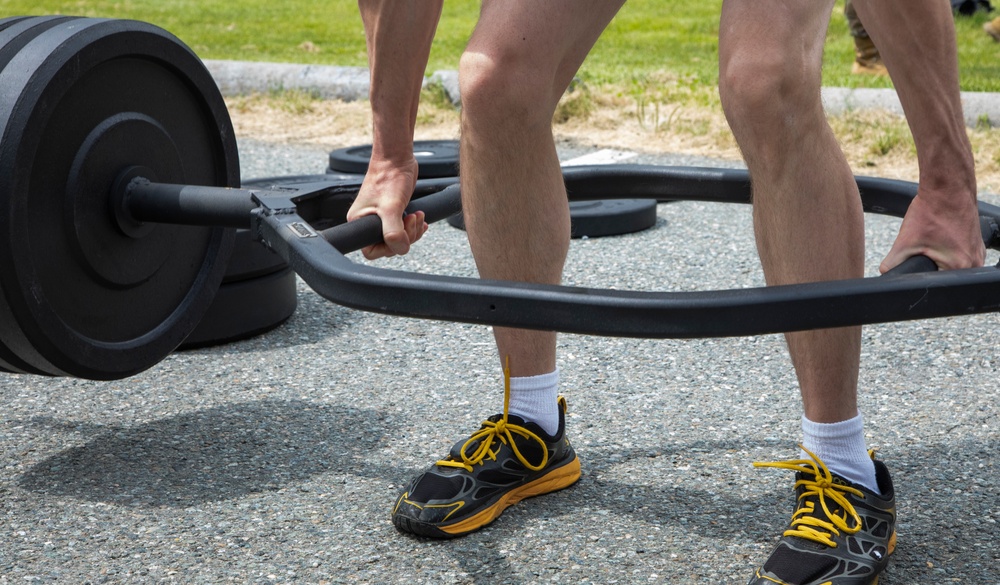 WRAIR Soldiers take part in the new Army Combat Fitness Test