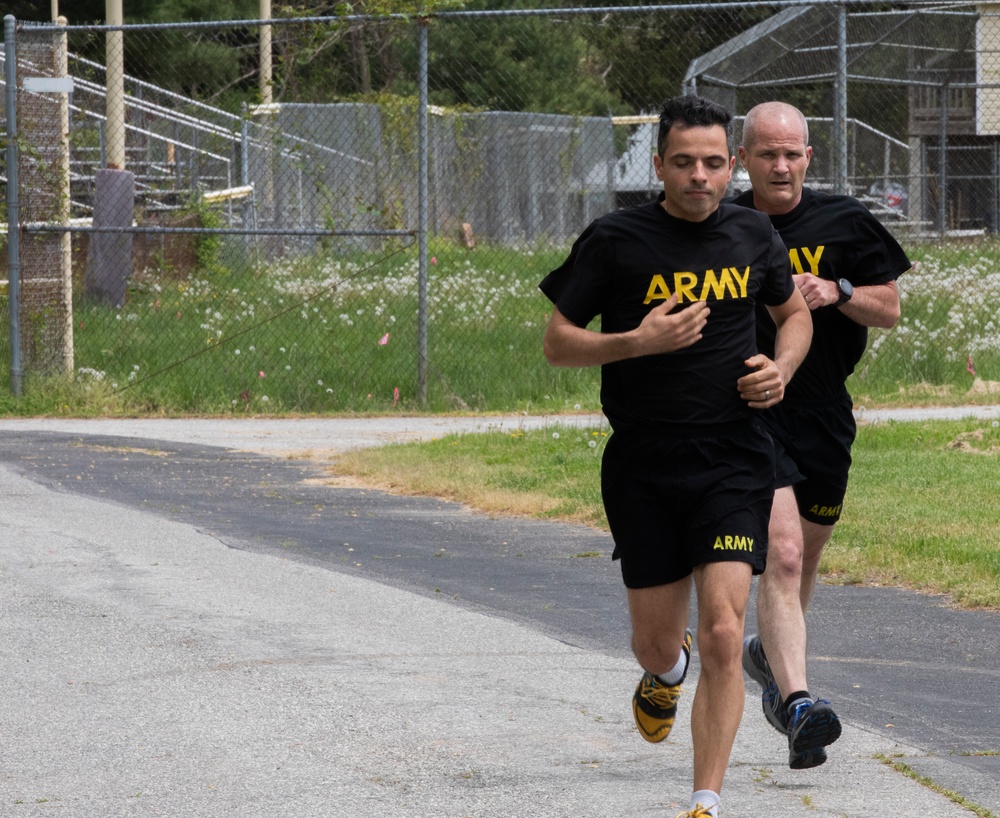 WRAIR Soldiers take part in the new Army Combat Fitness Test