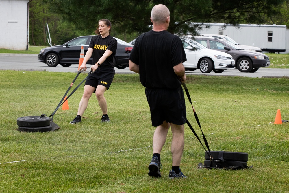 WRAIR Soldiers take part in the new Army Combat Fitness Test