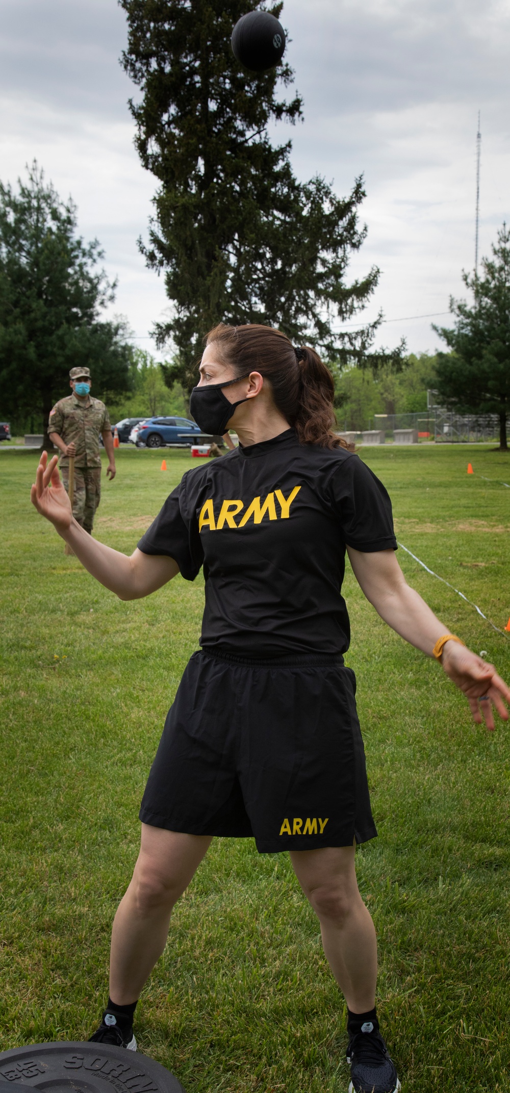 WRAIR Soldiers take part in the new Army Combat Fitness Test