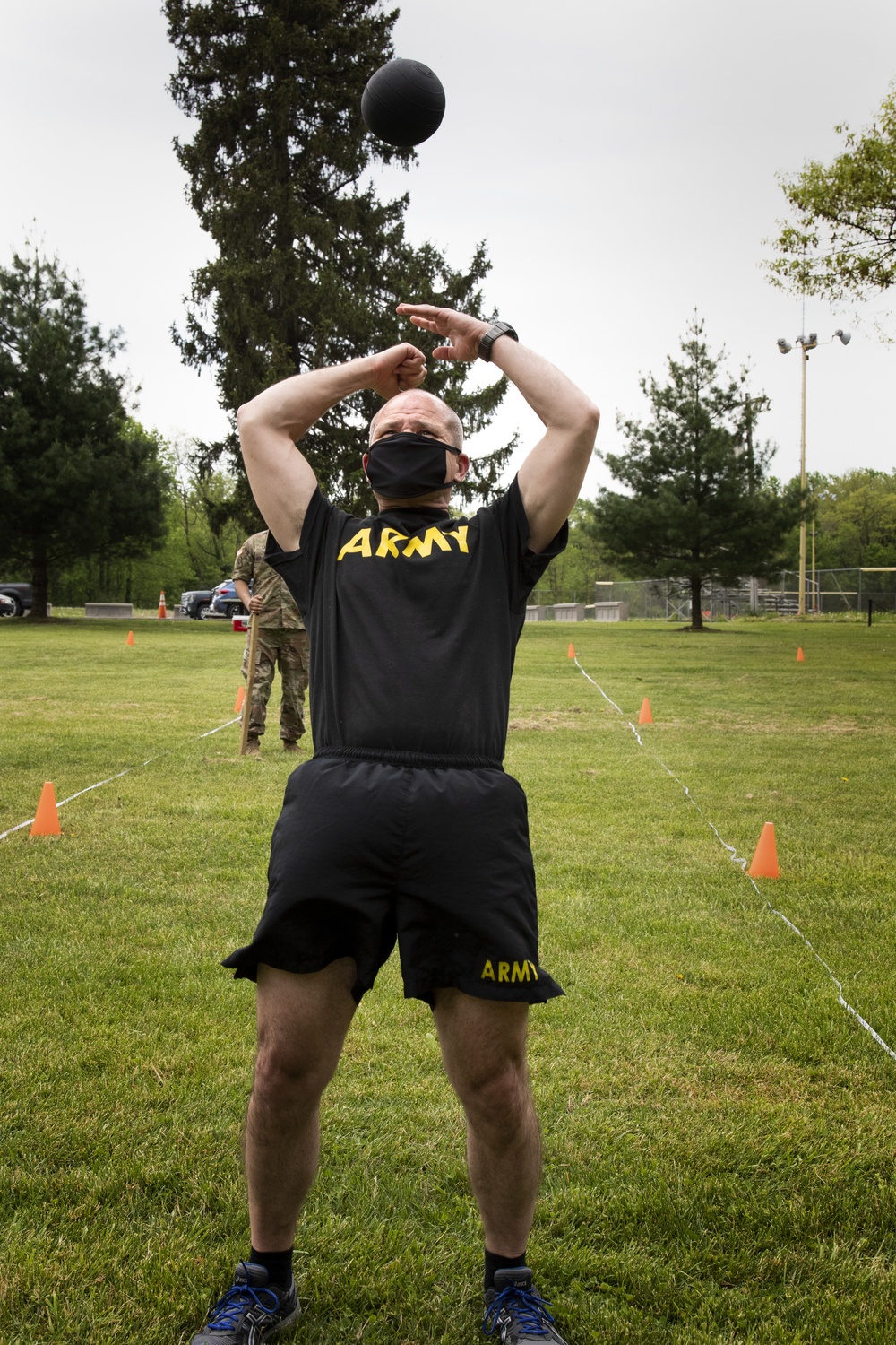 WRAIR Soldiers take part in the new Army Combat Fitness Test