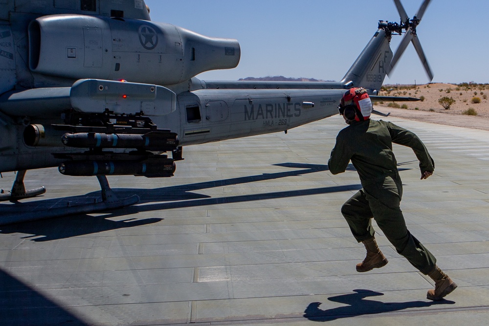 Marines safely disarm helicopter missiles