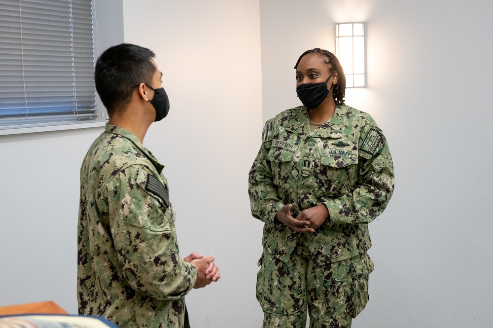 RP2 Arvin Malin reenlistment ceremony
