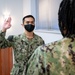 RP2 Arvin Malin reenlistment ceremony
