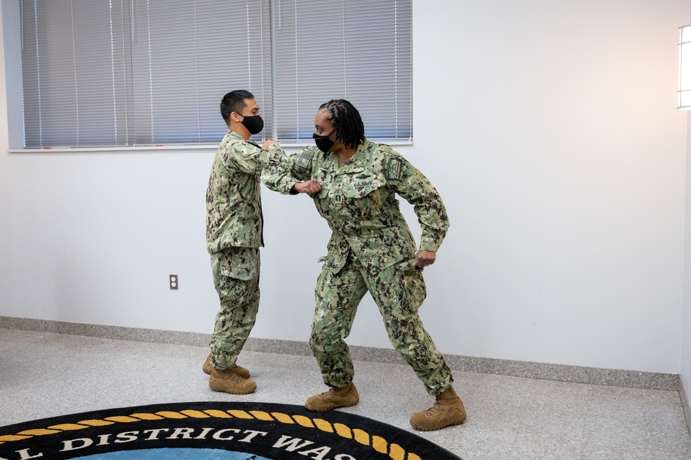 RP2 Arvin Malin reenlistment ceremony