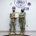 RP2 Arvin Malin reenlistment ceremony