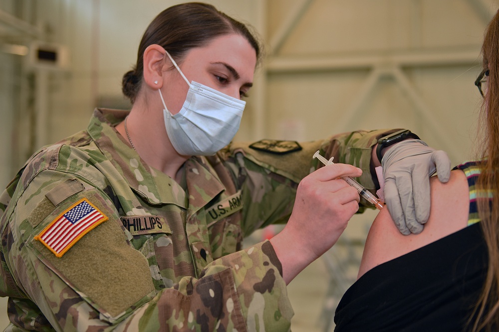 Michigan’s Task Force Red Lion Administers the COVID-19 Vaccine