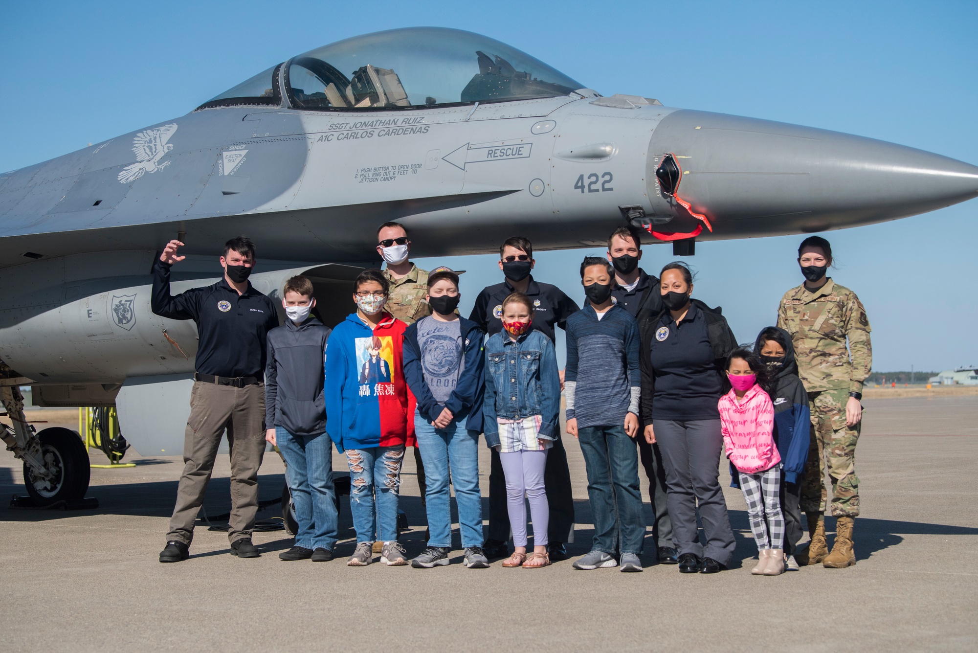 DVIDS - Images - Civil Air Patrol Visits PACAF F-16 Demo Team 