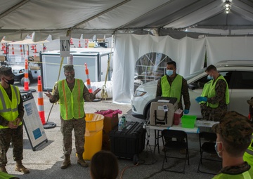 Brig. Gen Robert Stuter visits Bon Carre Business Center