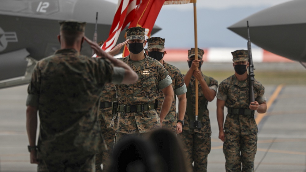 VMFA-121 Change Of Command Ceremony