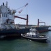 CFAY Tugs Guide General Cargo Vessel into Port