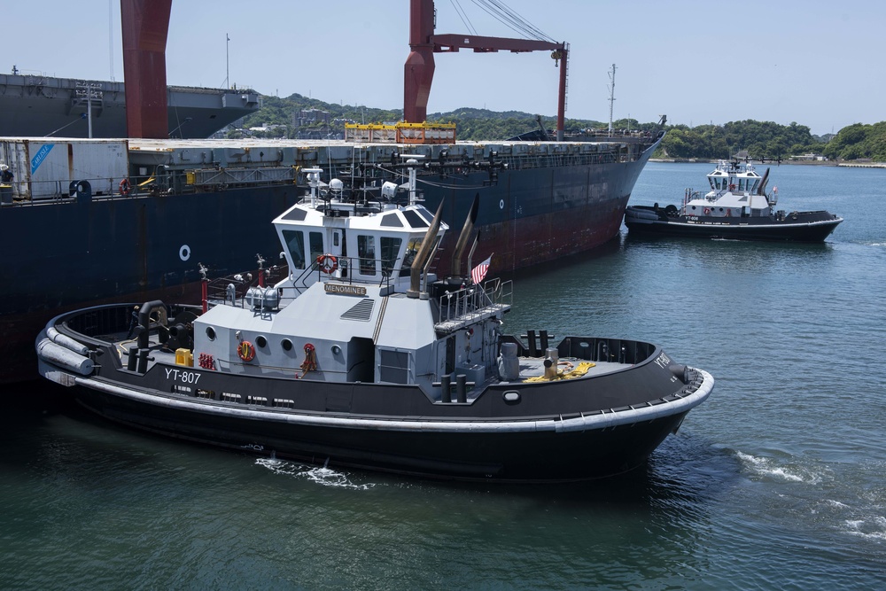 CFAY Tugs Guide General Cargo Vessel into Port