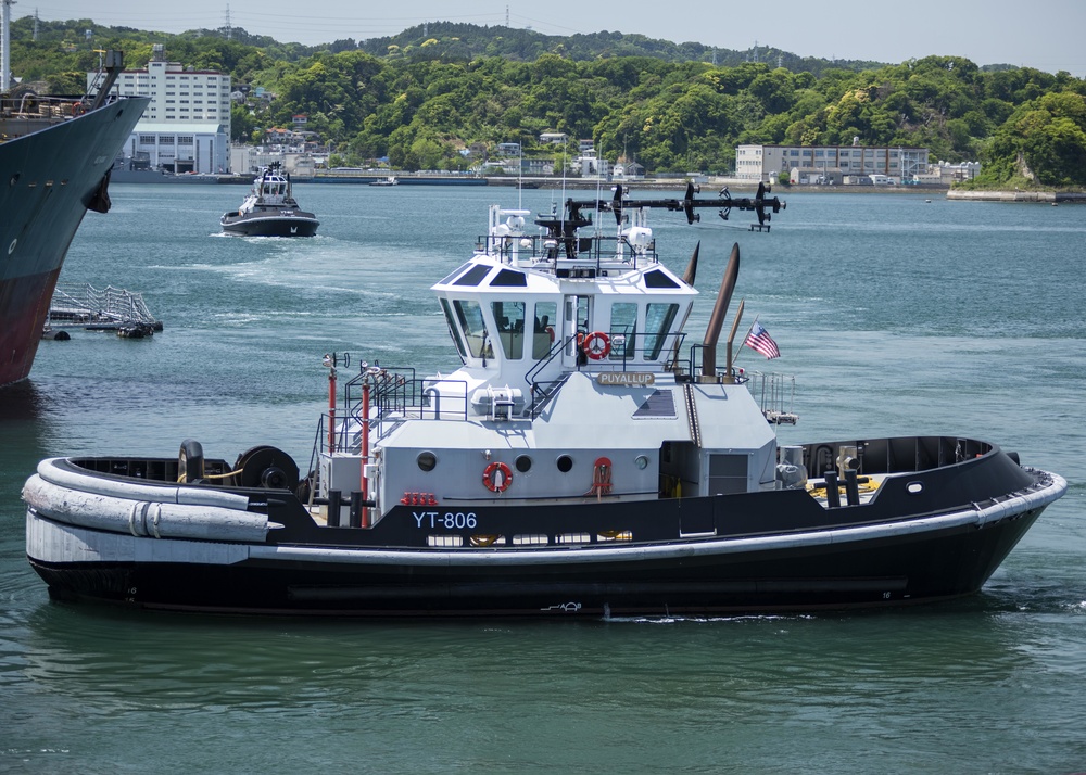 CFAY Tugs Guide General Cargo Vessel into Port