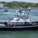 CFAY Tugs Guide General Cargo Vessel into Port