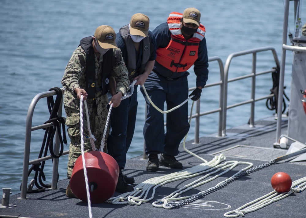 CFAY Participates in Simulated Waterborne HAZMAT Spill Response