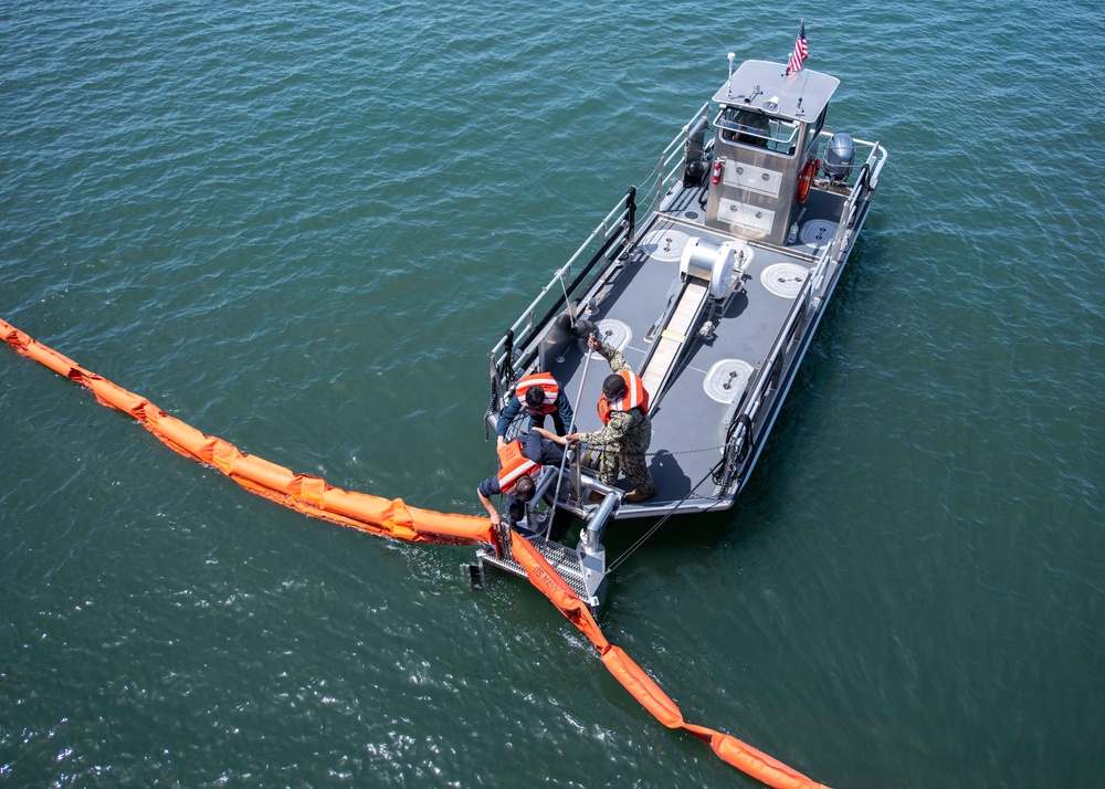 CFAY Participates in Simulated Waterborne HAZMAT Spill Response