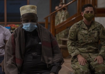 Djiboutian Cleric leads Ramadan prayers for CJTF-HOA military members