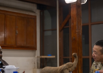 Djiboutian Cleric leads Ramadan prayers for CJTF-HOA military members