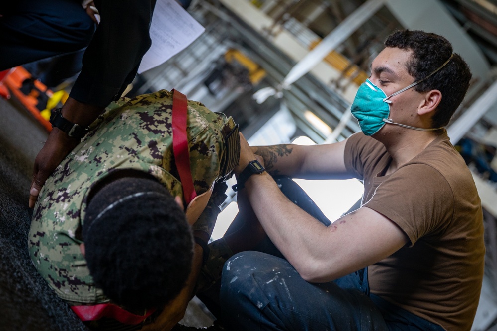 Kearsarge Conducts Mass Casualty Drill