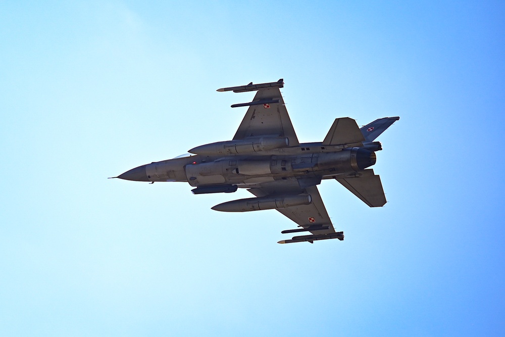 Liberty Wing flies with Polish Air Force over Poland
