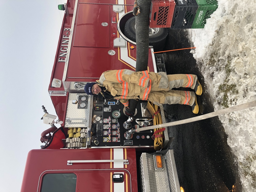 Mark Colley supervises pump operations