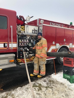 Mark Colley supervises pump operations